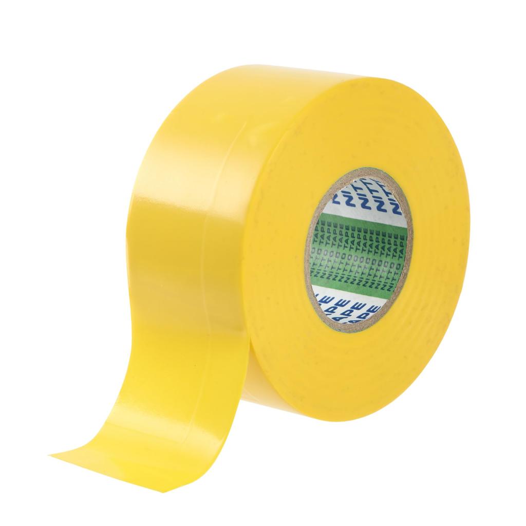Nitoms PROSELF Vinyl 38mm Wide x 20m Set of Electrical Strong Plumbing A9257 Tape, Yellow, No. 21, Long, 2, Vinyl, Insulation, Color-Coded,