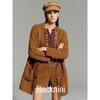 Blacknini Yin Waffle "Little Mocha" Italian Cofil Mohair Retro Knitting Cardigan