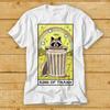King Of Trash Raccoon Tarot Card T Shirt Cult Movie Retro Vintage Music Top Tee 2367