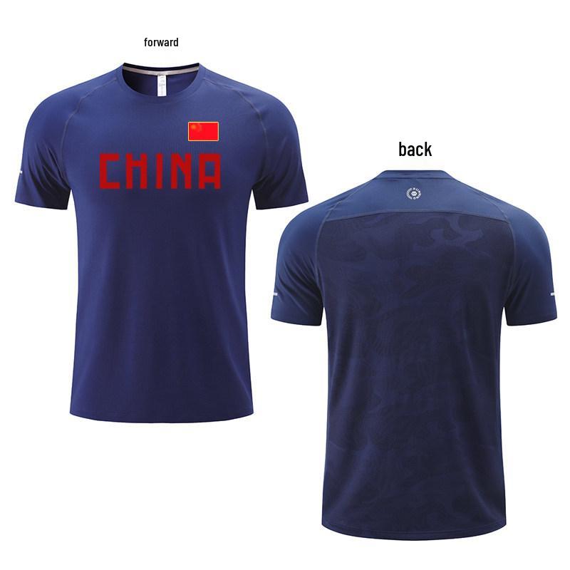 Unisex Quick-Dry Marathon T-Shirt & Track Suit - Short Sleeve, Team Uniform for Running and Fitness