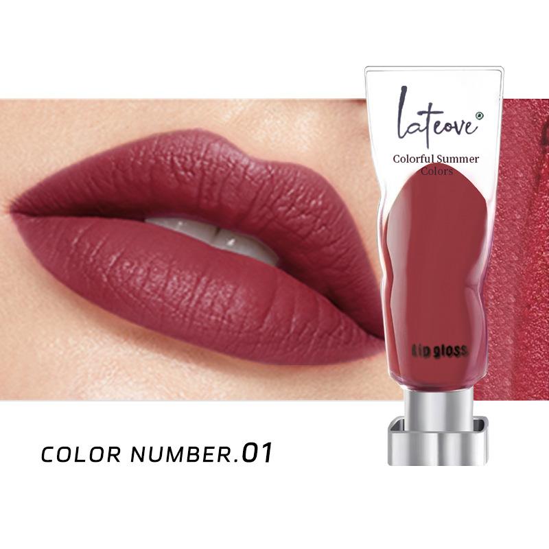 

JYL Водостойкий блеск для губ Beauty Matte Набор из 6 штук: блеск для губ, помада 1 телесный