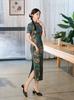 Cherish a lifetime 1011 spring and summer new product improved long double-layer cheongsam daily slim retro temperament cheongsam