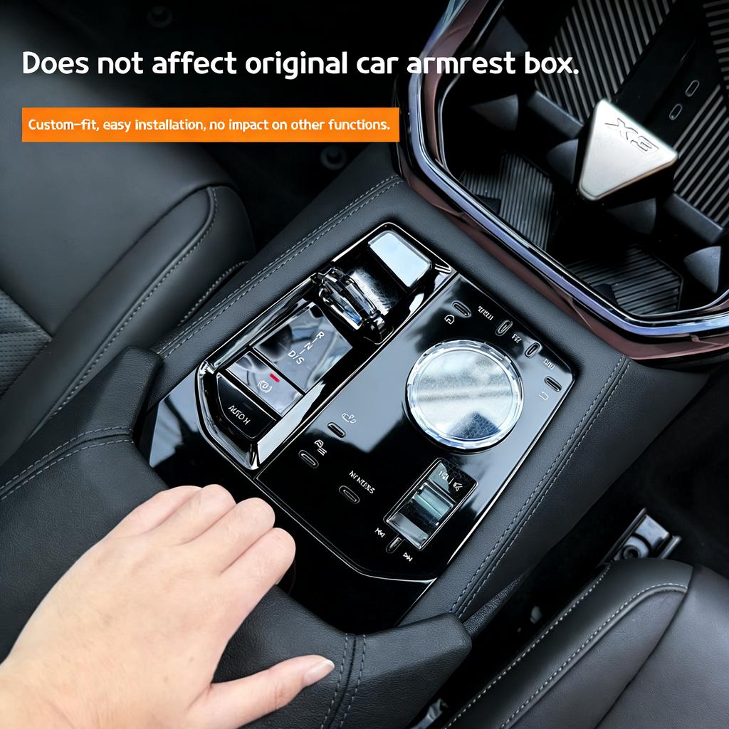 For BMW X3 G45 2025 The central control gear panel gear position stitching is covered with a sponge to protect the car interior