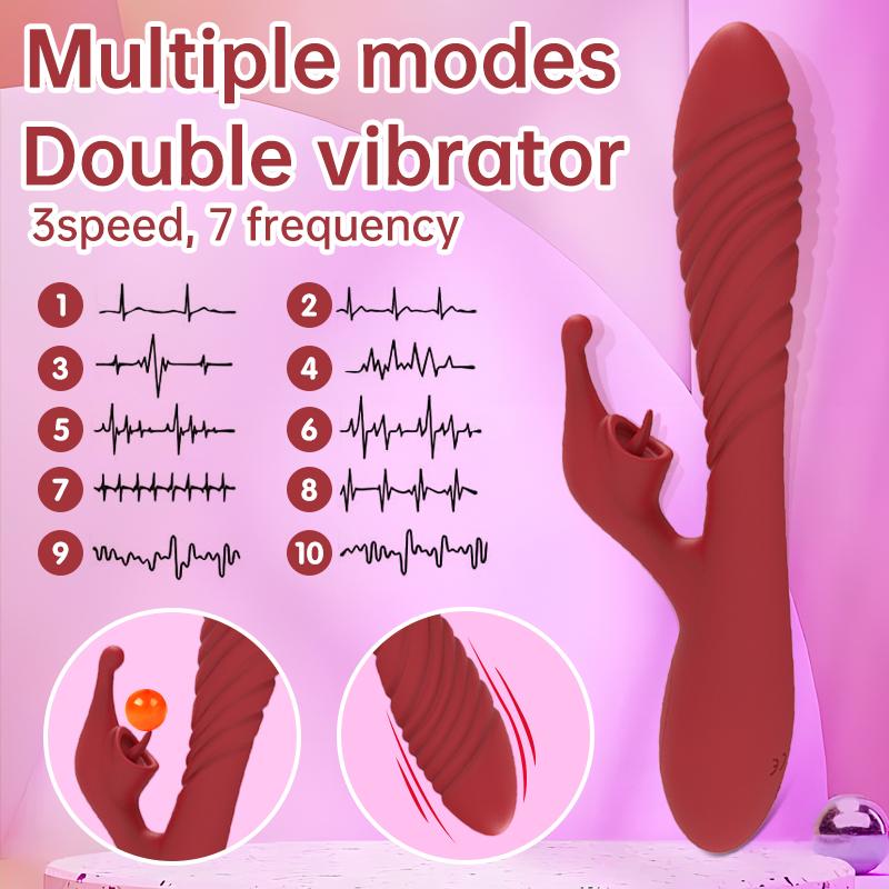 Kaninchen Vibrator Sexspielzeug für Frauen Anfänger Brustwarzen Klitoris Stimulator Schneller Orgasmus G-Punkt Dildo Erwachsene Produkte Weibliche Masturbation