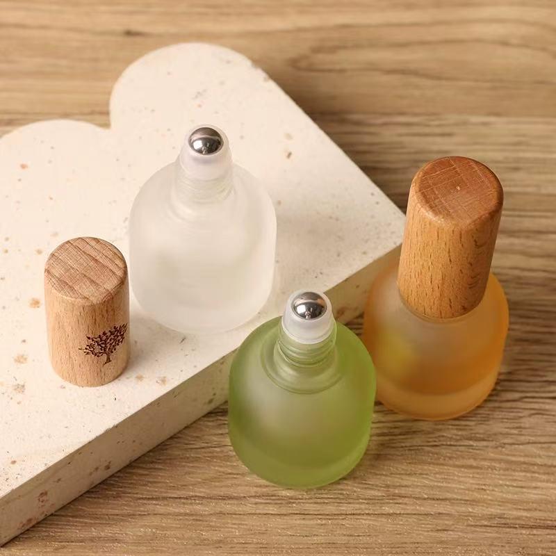 1 Stück 10 ml Glasrollerflasche Parfüm-Roll-On-Flasche Mini-Ätherische-Öl-Behälter Proben-Leerflasche Reise-Nachfüllfläschchen