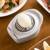 Manual Boiled Egg Cutter with Storage Box Fruit Garnish Chopper 3 in 1 Egg Slicer  Kitchen Use