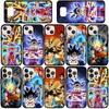 For Samsung Galaxy S25 S24 S23 iPhone 17 16 15 Xiaomi Redmi Note 14 13 12 11 Plus Pro Max XR Phone Case Goku Dragon Ball DragonBall OPPO Huawei Cover