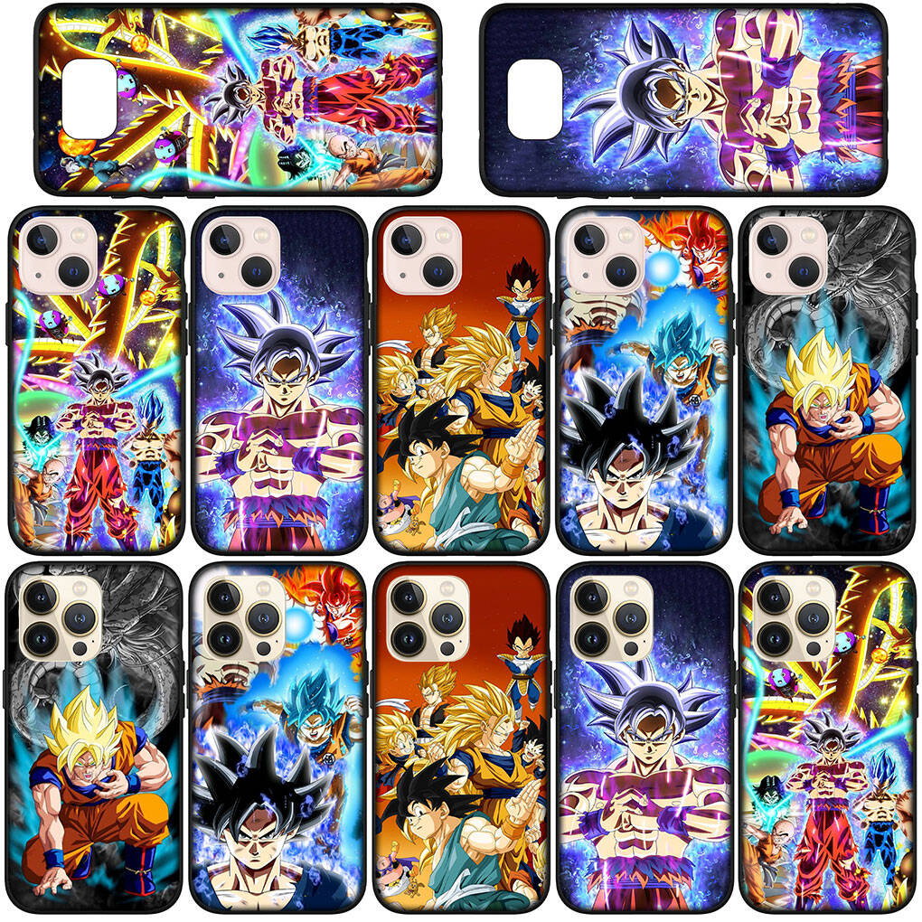 For Samsung Galaxy S25 S24 S23 iPhone 17 16 15 Xiaomi Redmi Note 14 13 12 11 Plus Pro Max XR Phone Case Goku Dragon Ball DragonBall OPPO Huawei Cover