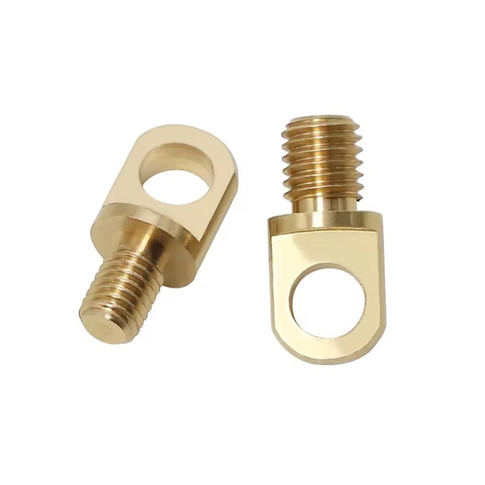 5Pcs M3-M10 Copper Lifting Eye Screws Lifting Ring Eye Bolt  for Wire Rope Plant Light Suspension