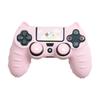 Cartoon Cute Silicone PS4 Controller Case with Joystick Caps, Stickers & Anti-Dust Ring