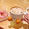 Handgekniffene Füße Keramik-Kaffeetasse, Kreative Keramik-Hochwertige Tasse, Getränkebecher, Milchbecher, Geschenk für Freundinnen Trinkgeschirr