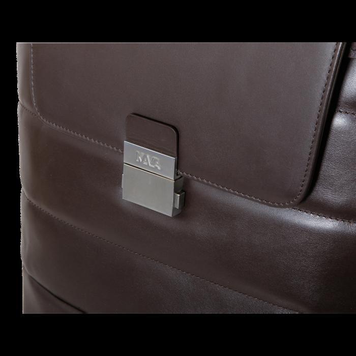 Sac à dos en cuir Passenger Leather Nava - Dark Brown