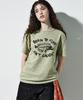 MAGOODGAN Stance 3571 Waffle Standard Fit Olive Khaki Short Sleeve Tee