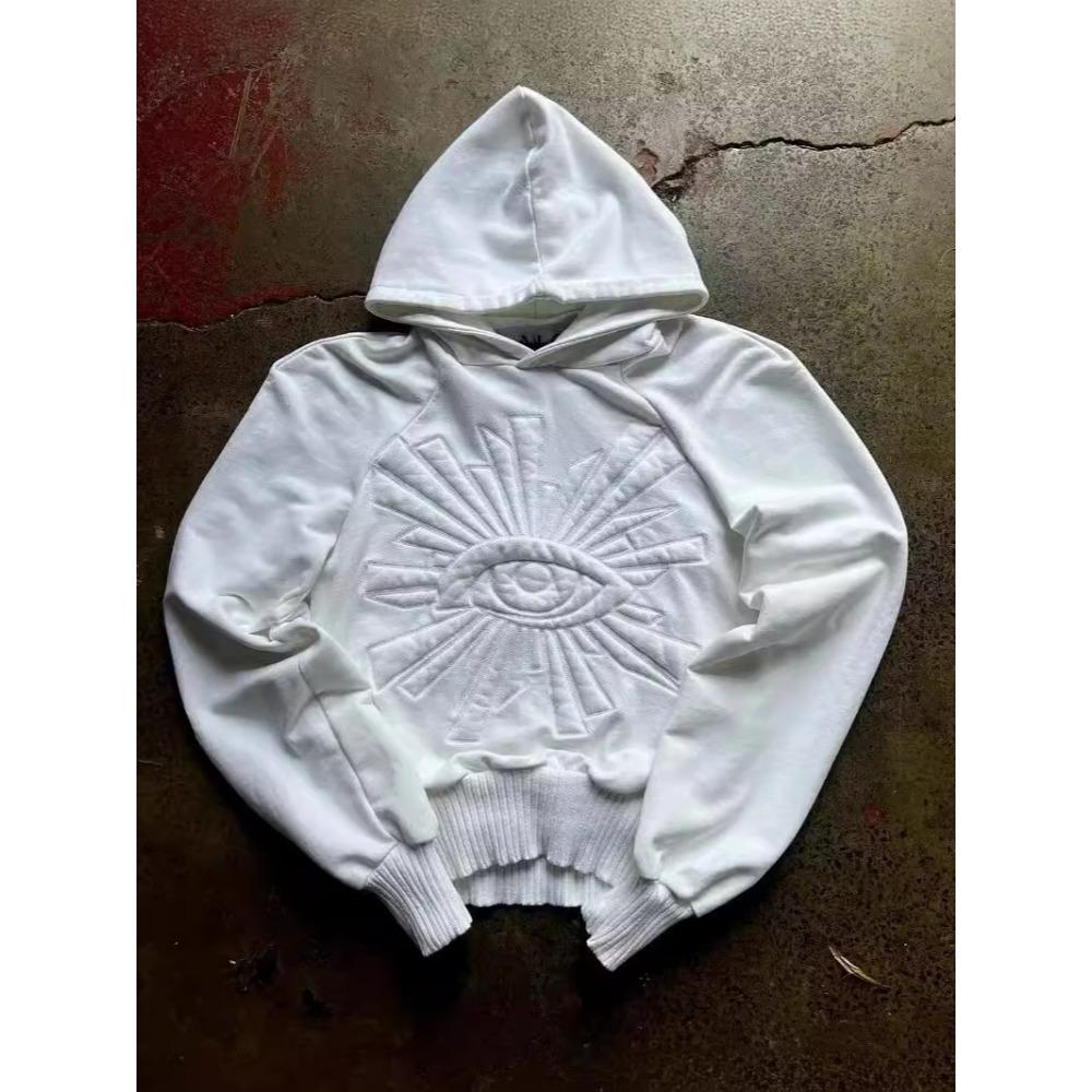 

Топы Harajuku Hip Hop New Sweatshirt Y2k Oversize Вышитый узор Hoodies women Goth Punk Women Hoodies Streetwear M