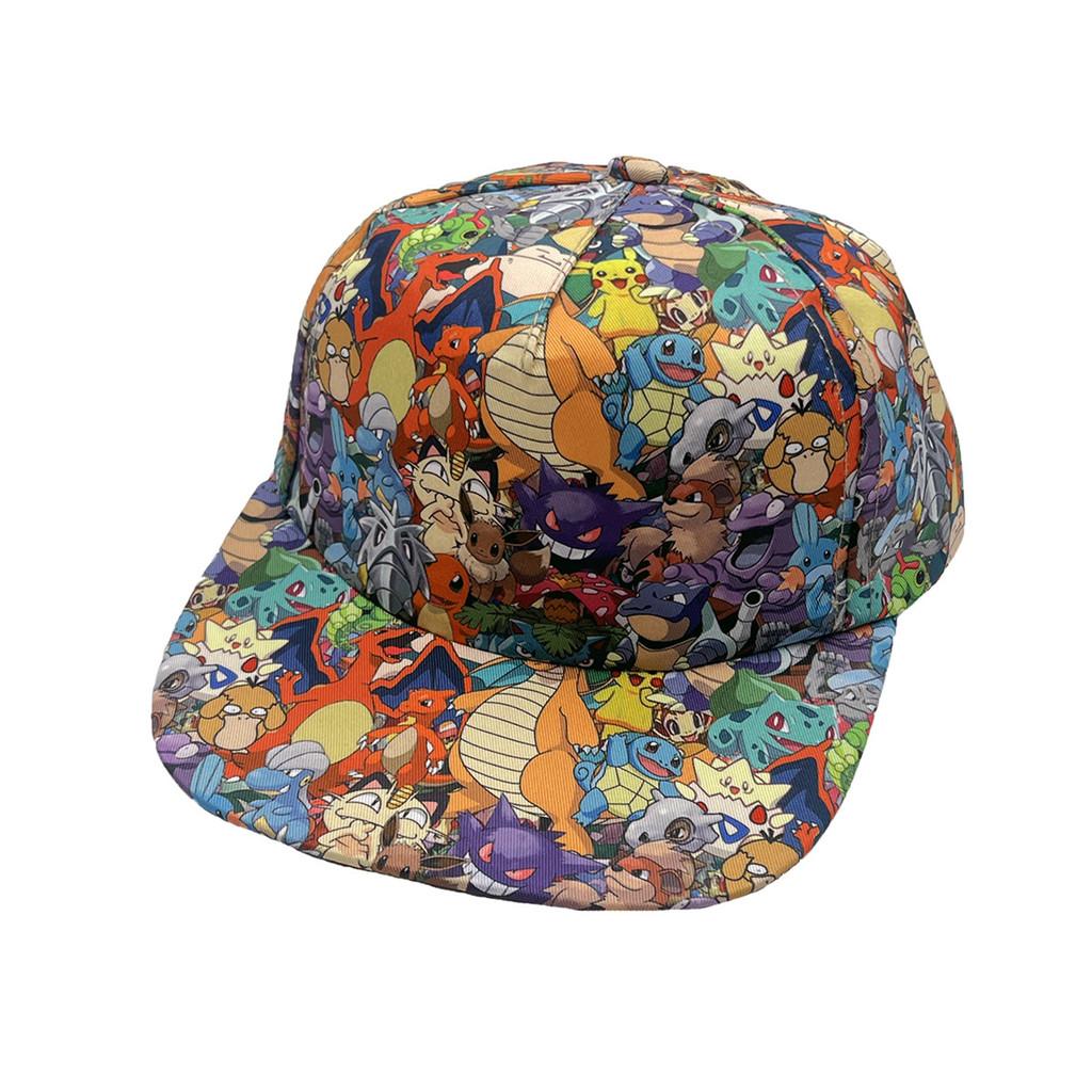 

Kids Baseball Pattern Hat With Wide Brim And Sun Protection For Summer