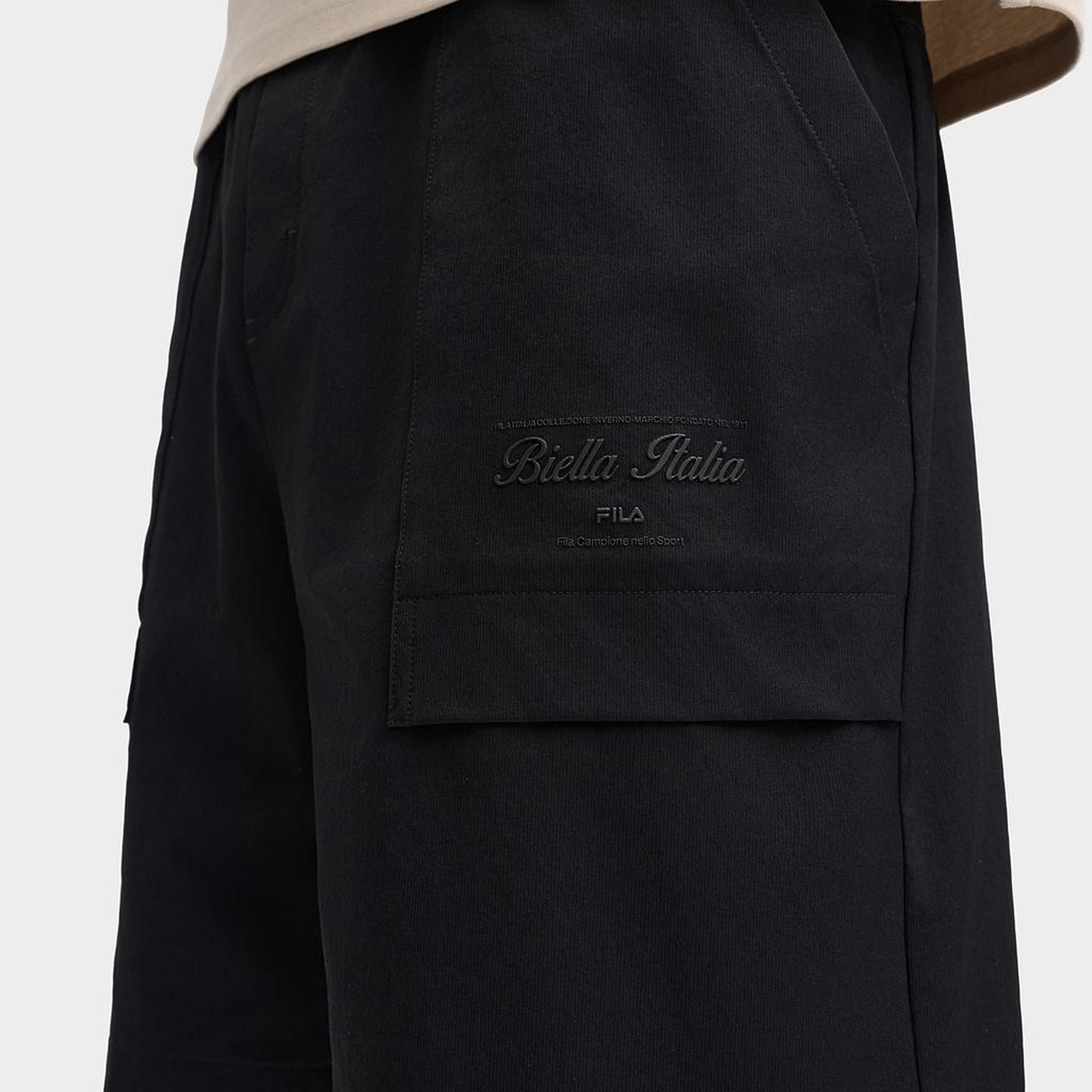 New FILA Casual Shorts Men's Jet Black F11M438804FBK