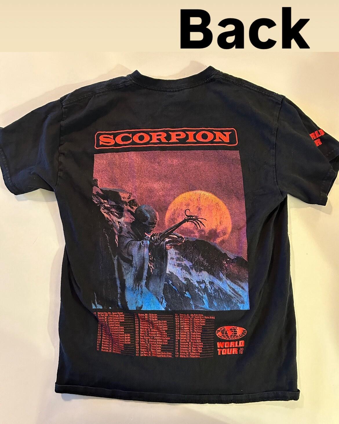 Scorpion 2018 Rock Band Tour Shirt Size Medium Rock Tee Unisex T-Shirt XXL