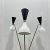 Stilnovo Style Tripod Floor Lamp - 1950 Mid Century Modern Floor Lamp with 3 Arms and 3 Legs