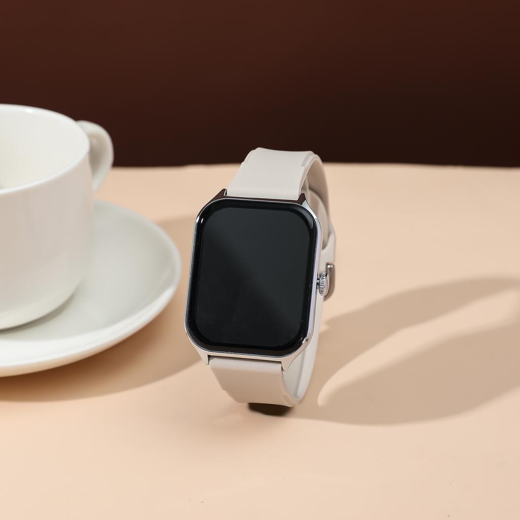 Cross-border bestseller A58 Plus smartwatch for women; small waist set with diamond inlay; step counter sports wristband.