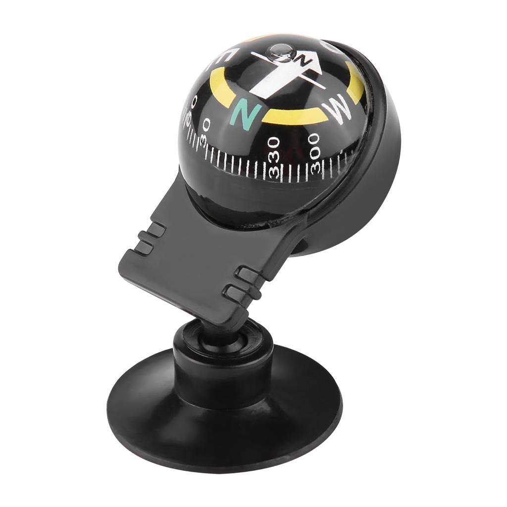 Justerbar Dash Mount Kompass Navigering Vandring Retning Pekeguide Ball Bil Truck Outdoor
