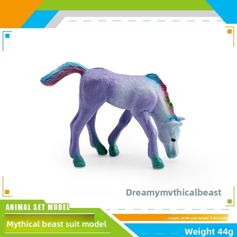 Unicorn Figurine Collectible Pvc Model For Kids Fantasy Animal Decor Play Toy