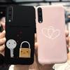 For Samsung Galaxy A70 Case Soft Rubber Tpu Phone Case Purple Lavender Cover For Samsung A70 2019 Case A 70 Back Cover A70s Case