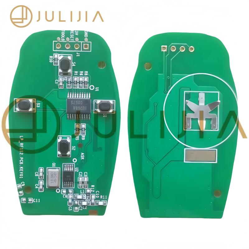 JULIJIA Original for Leapmotor S01 T03 C11 C01 Car Smart Remote Key ID4a Chip 433Mhz Car Remote Key Keyless Smart Key