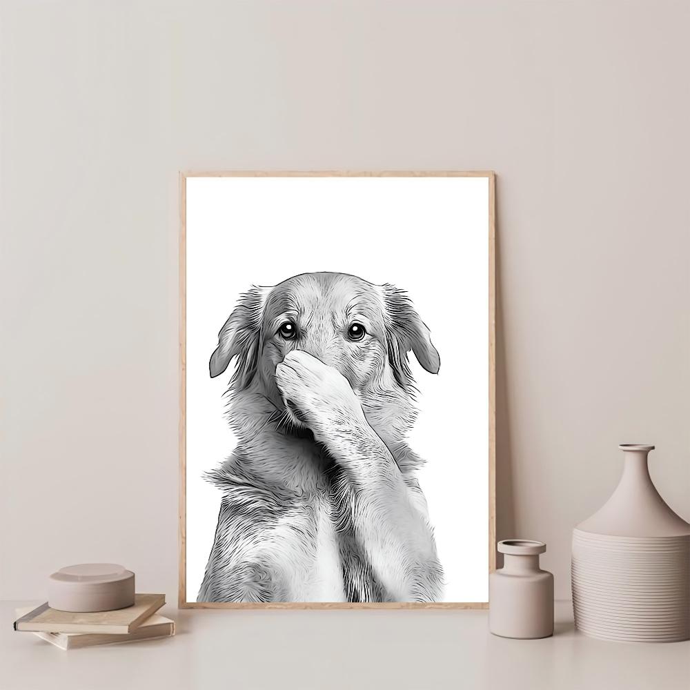 

1 шт. Горячая забавная кошка жираф собака слон туалетная бумага ванна постер HD постеры для дома комната бар кафе декор искусство настенная живопись картина 21cm×30cm NoFrame