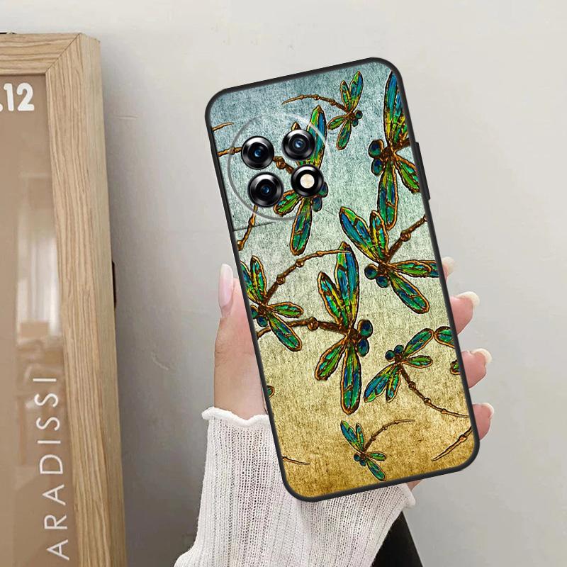 Dragonfly Case For OnePlus Nord CE 5 2 3 4 Lite N20 N30 OnePlus 15 13 12 10 R 13T 10T 11 9 10 Pro Cover