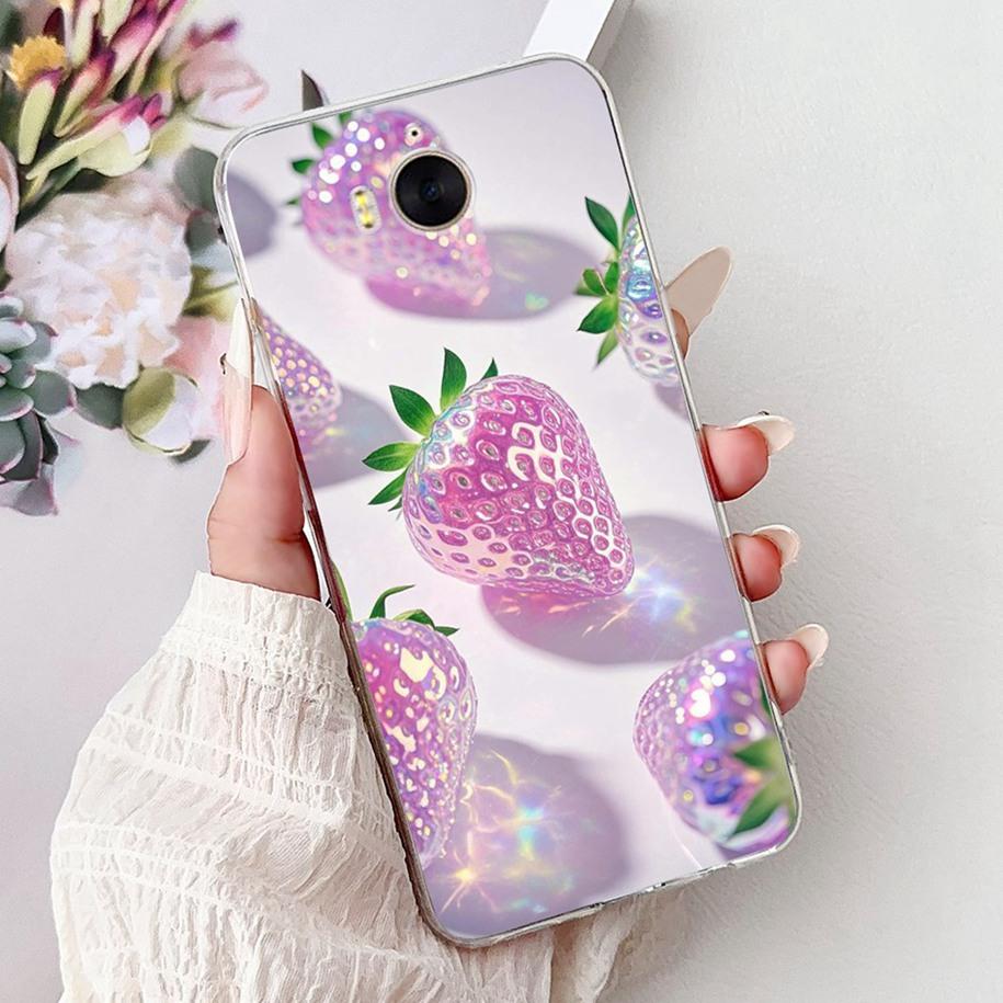 For Huawei Y5 Y6 2017 Case MYA-L23 MYA-L22 MYA-L03 Silicone Cover Luxury Painted Soft Silicone Protector For Huawei Y3 2017 Capa