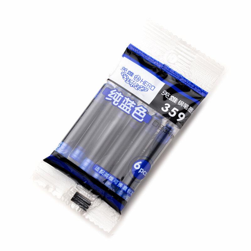 

Hero Fountain Pen Ink Cartridges 359, Third Grade Special: Pure Blue & 2.6 Black Ink, Replaceable Cartridges.