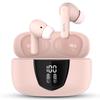Bluetooth Earbuds with 3D Sound Field and Deep Noise Automatic Instant Wireless Touch LED Battery Level Fast IPX6 Suitable for All Compatible with and
