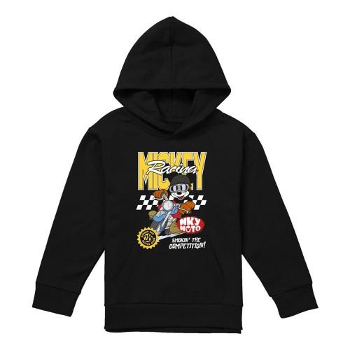 Mickey mouse Childrens/Kids Bike Racing Heather Hoodie