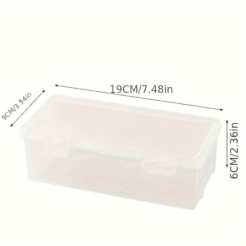 1/2/4/6pcs Large Transparent Pencil Box, Tension Mount Crayon Organizer, Portable Oil Pastel Storage Case for School Supplies