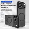 For iPhone 17 Pro Magnetic Case Skin Touch Matte Translucent PC + TPU Anti-Drop Phone Cover