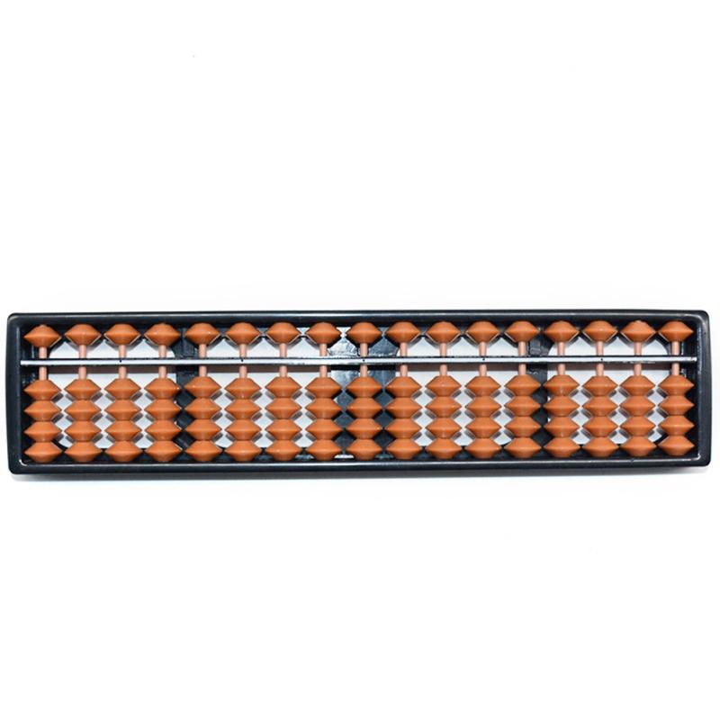 Abac din plastic cu 17 coloane, cu margele colorate, instrument de numărare aritmetică matematică pentru elevi