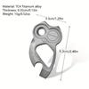 Owl Shaped Titanium Bottle Opener ,EDC Multi Tool with Keychain, Durable Zinc Alloy, Ideal for Camping, Hiking, and Everyday Use