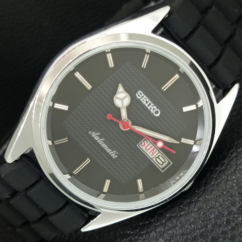 

ВИНТАЖНЫЕ МУЖСКИЕ АВТОМАТИЧЕСКИЕ ЧАСЫ SEIKO 6309A ЯПОНИЯ ОТРЕМОНТИРОВАННЫЕ ЧЕРНЫЙ ЦИФЕРБЛАТ a443203-1