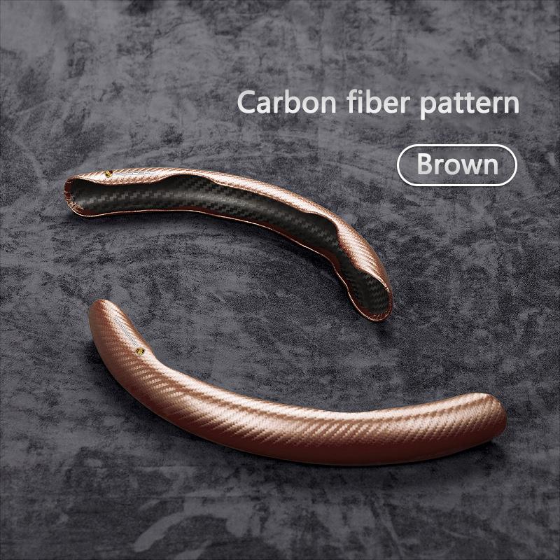 

2PCS Car Interior Steering Wheel Cover Anti-slip Trim Shell For Porsche 911 718 Taycan Panamera Cayenne Macan Cayman Accessories