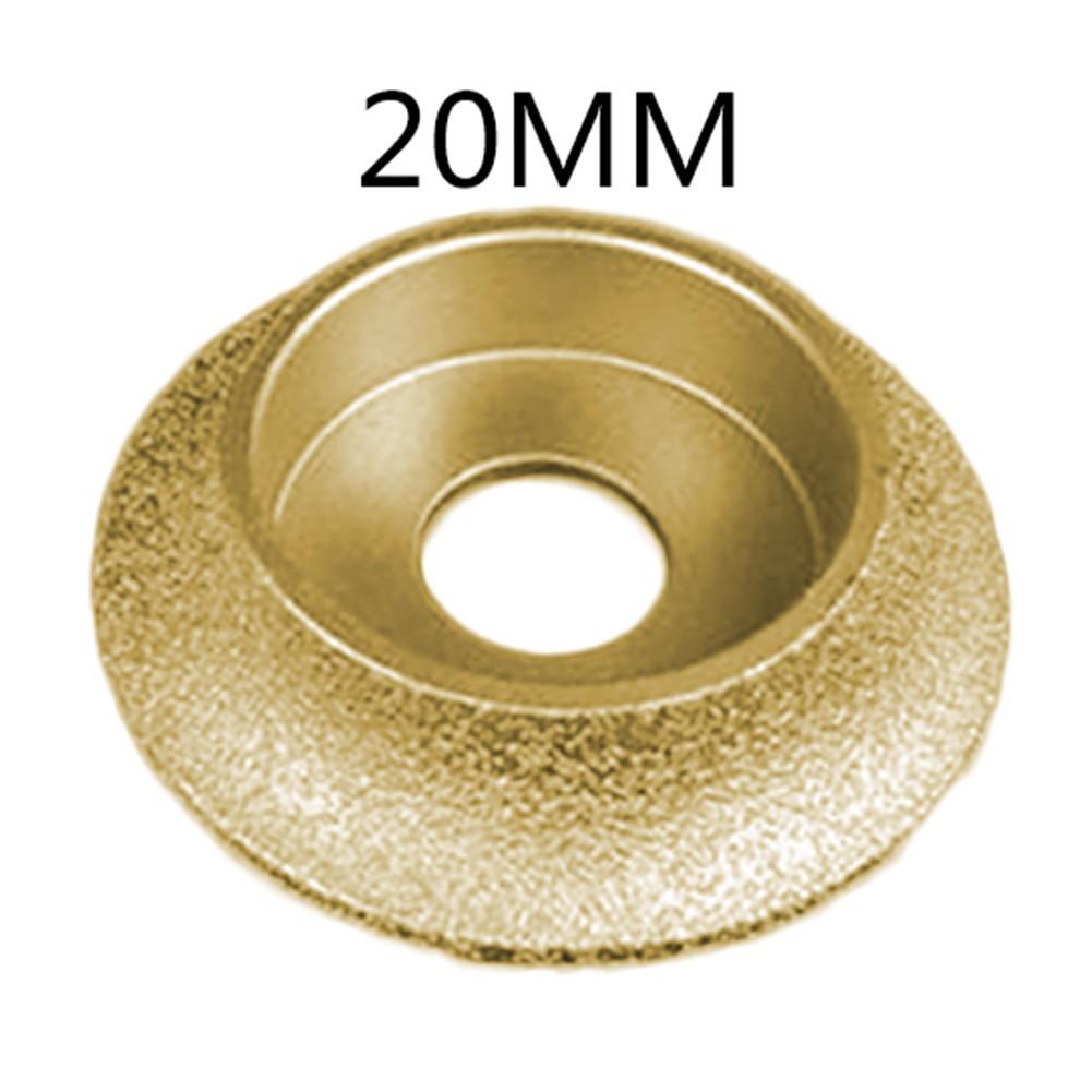 1Pc Vacuum Brazed Diamond Grinding Wheel Edge Profile Sanding Disc For Marble Granite Ceramic Glass Abrasive Tools Parts