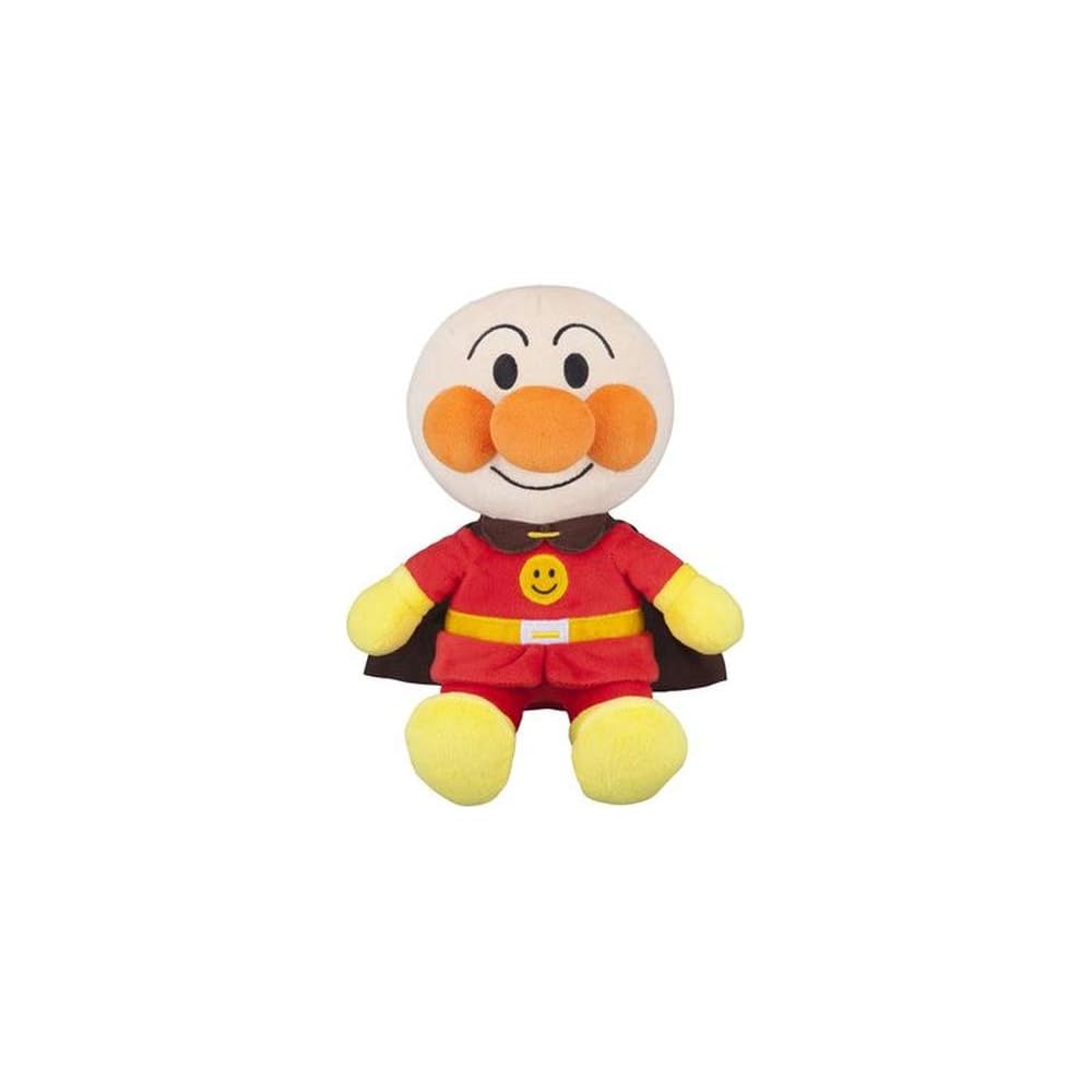 SEGA FAVE Anpanman Plush Toy S Plus Jumping Pose Soft Doll 20cm