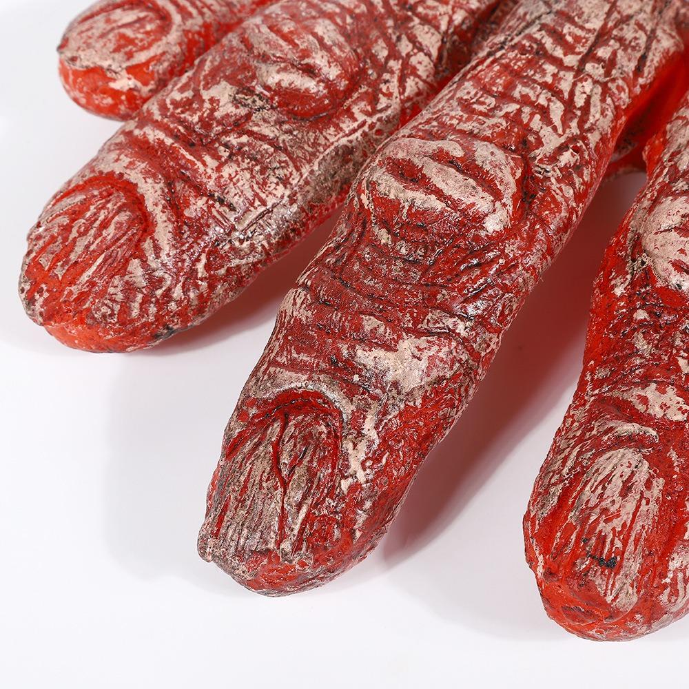 Plush Halloween Cosplay Gloves Werewolf Makeup Party Props Creative Werewolf Vinyl Gloves Party