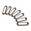50 X Frame Drawer Box Case Cabinet Card Label Holders 60X17Mm Antique Brass,