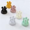 2pcs Silicone Toothbrush Holder Shaver Rack Hook Waterproof Self Adhesive Wall Single Hook for Hanging Key Utility Plug Holder