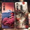 Japanese Anime Landscape Art For Realme GT Neo 2 3 3T 5 Case For Realme 12 11 5G 10 9 8 5G 7 6 GT5 GT3 Pro Plus C25 C35 Cover