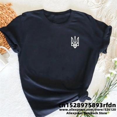 T-shirt Ukraine Vêtements Unisexe Harajuku Pull Col Rond T-shirt Ukrainien à Manches Courtes Unisexe Vêtements Féminins Haut Vêtements Féminins