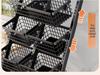 Multifunctional Storage Rack: Kitchen Vegetable, Snack, and Fruit Basket with Multi-layered, Partitioned Design for Living Room or Bedroom.