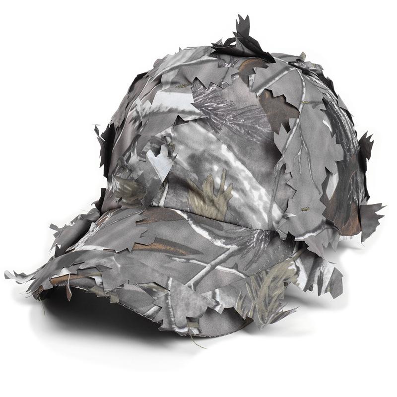 Baseball Cap, Field Training, Leaf Inspired Camouflage, Duckbill Cap, Jungle Camouflage, Curved Eave, Soft Top, Sun Shading Hat