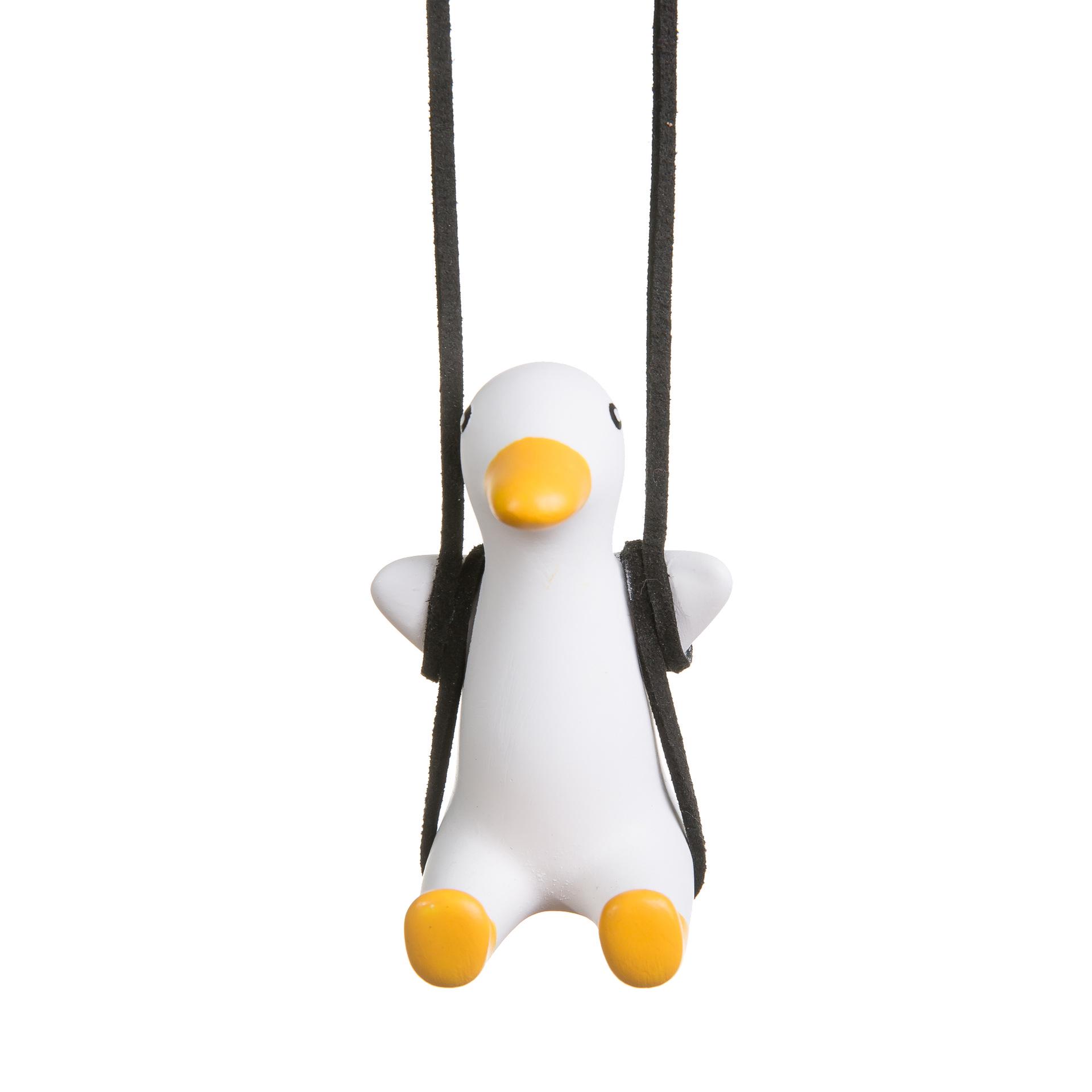 

Swinging Duck Car Pendant - Essential Car Interior Ornament 7x7x7 Box Packaging