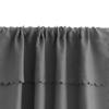 1/2 Panel Kitchen 100% Blackout Window Curtain Thermal Insulated Short Curtain Rod Pocket Tier Small Panels Privacy Curtain Tier